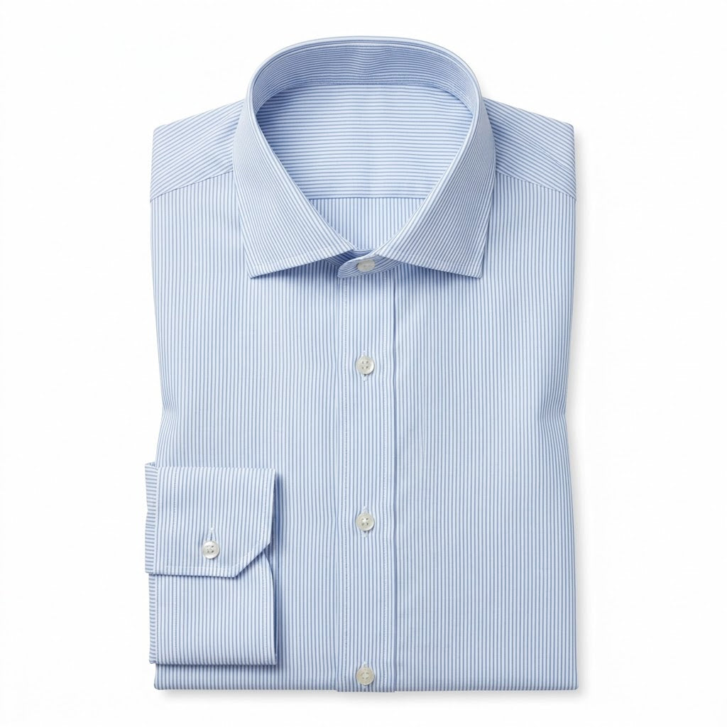 Fine-Stripe Egyptian Cotton Shirt