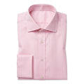 Luxurious Double-Cuff Pink Dress Shirt