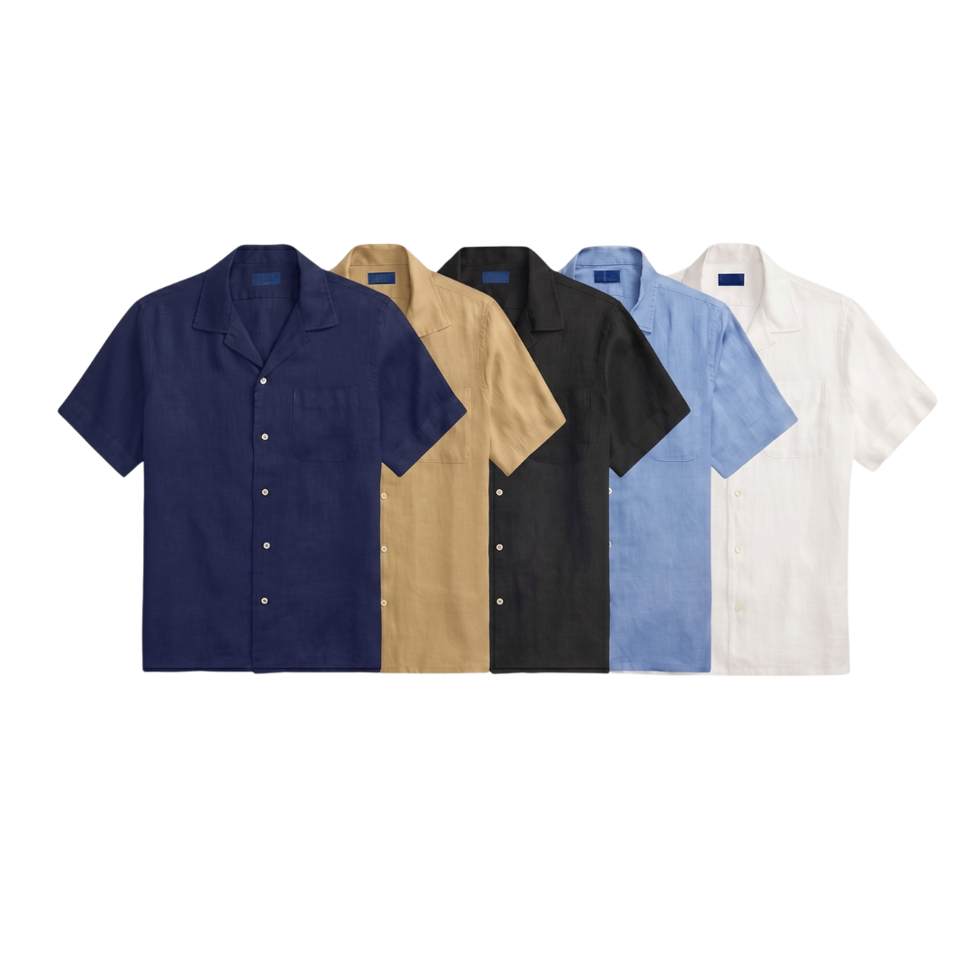 LINEN SHIRT [BUY 2, GET 5] + FREE GLASSES
