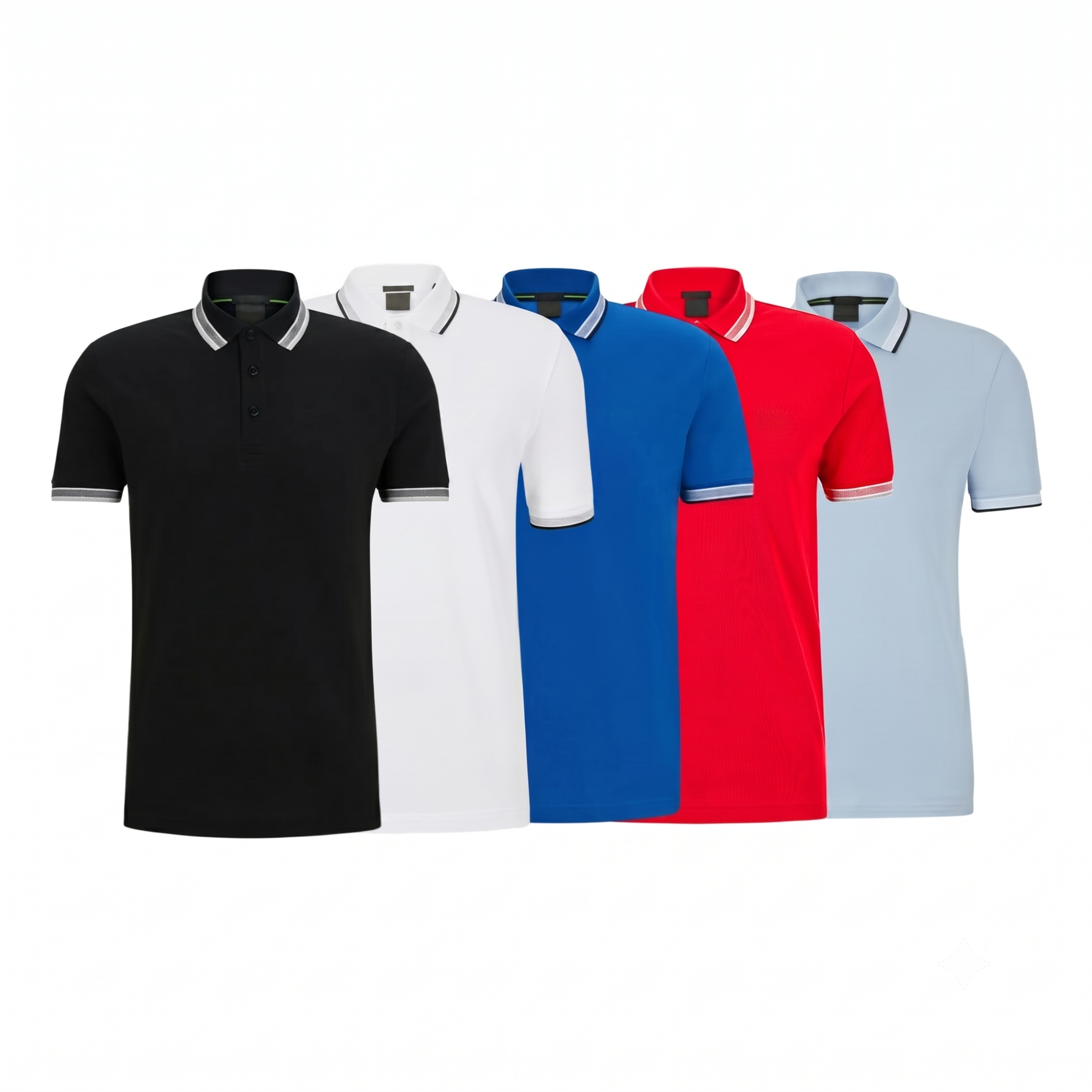 KIT ESSENTIAL POLO SHIRT [BUY 2, GET 5] + FREE WATCH