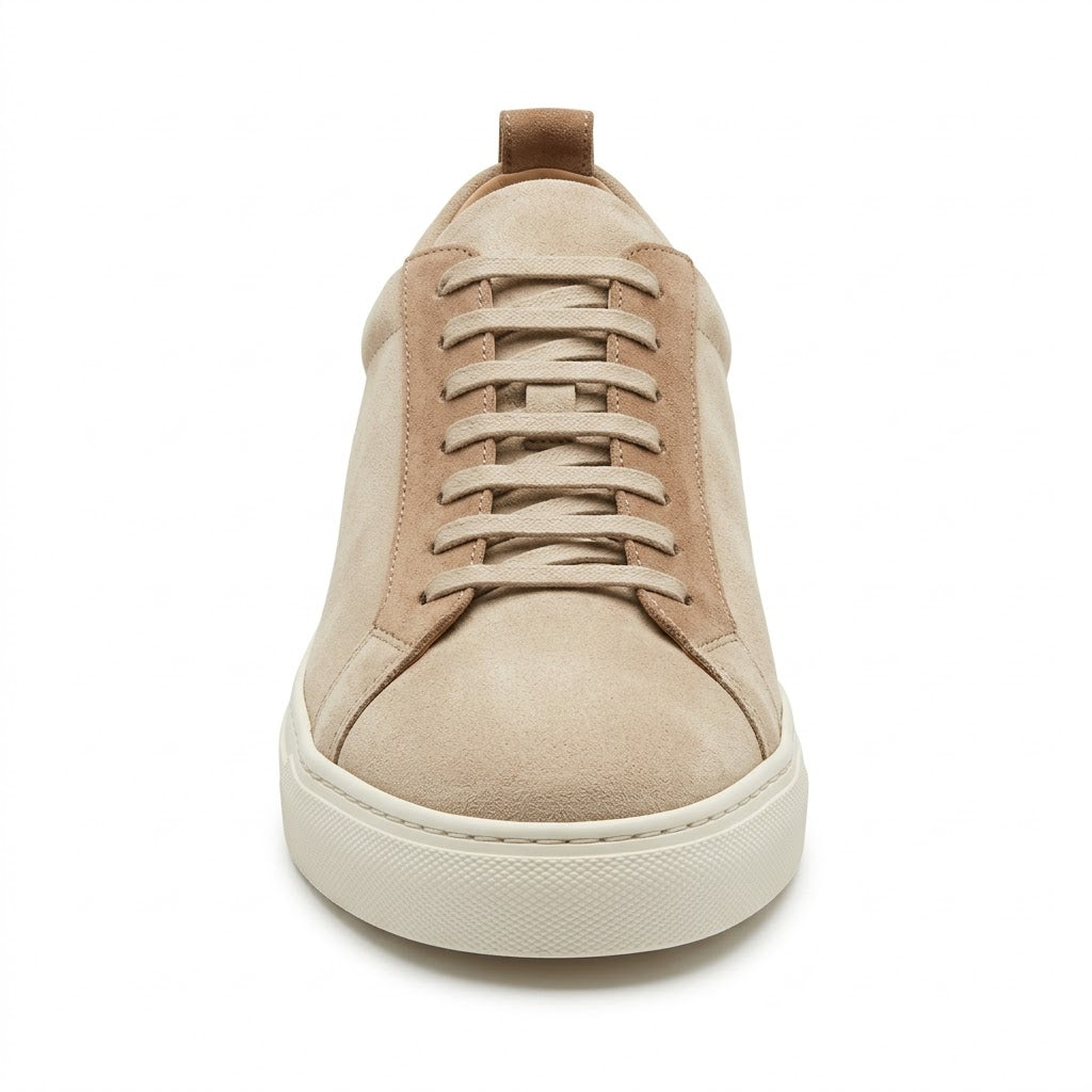 Two-Tone Suede Smart Trainer