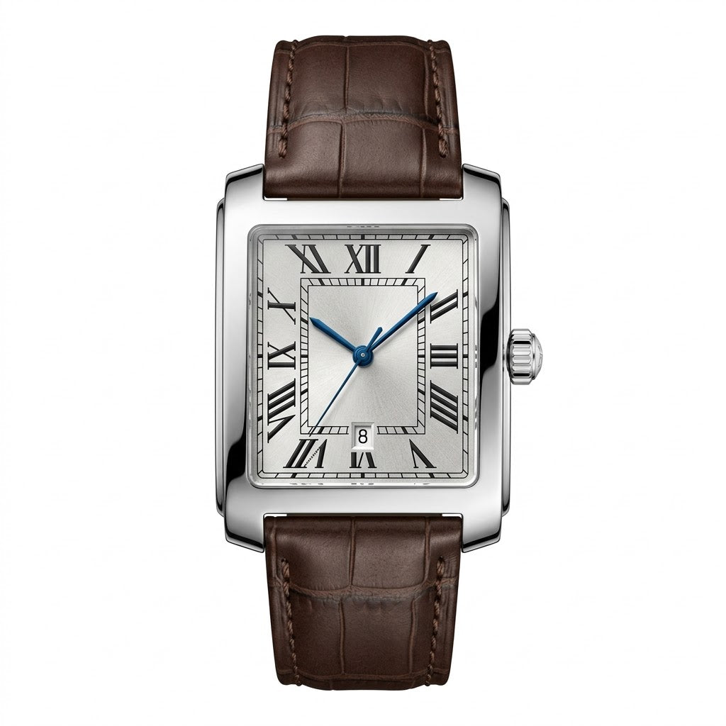 Classic Tank-Style Timepiece